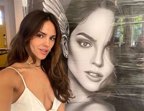 eiza gonzales nude|Eiza González poses naked but covered in body art